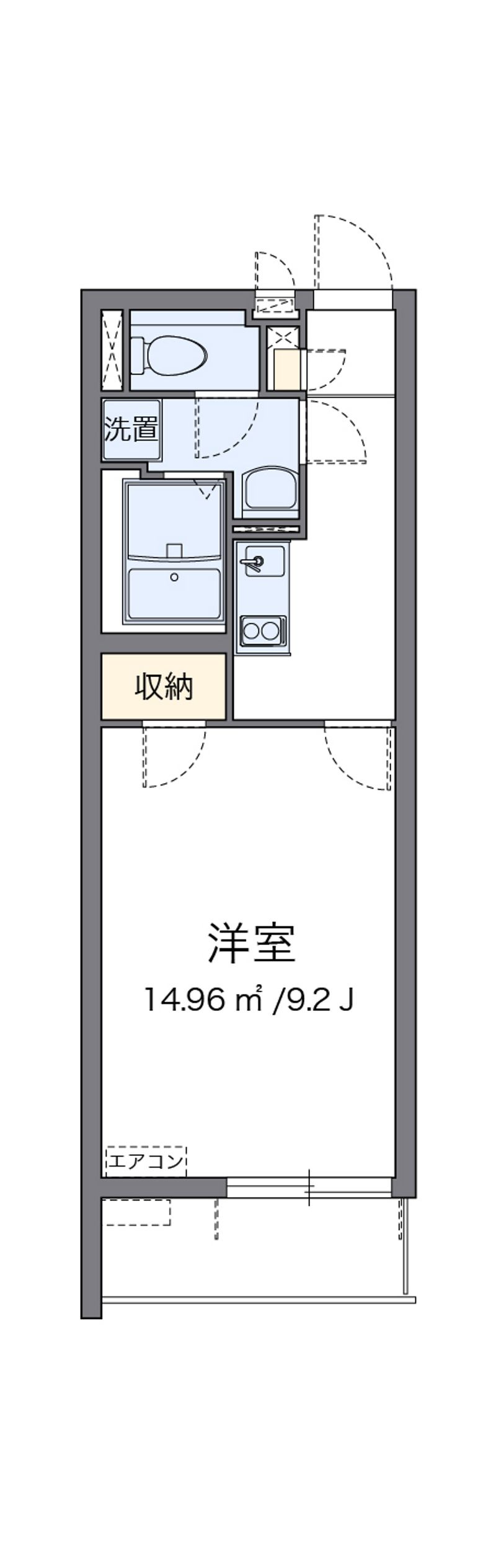 クレイノジクサー 間取図