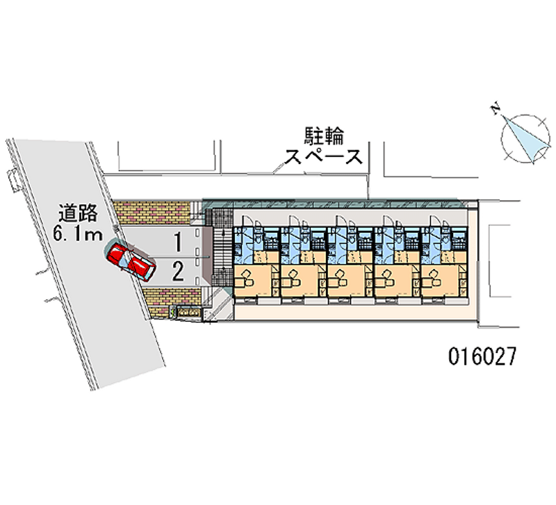 レオパレス高友 区画図