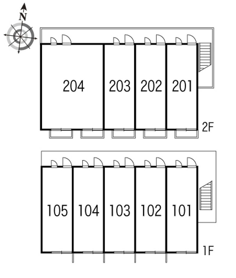 レオパレスＳｐｒｕｃｅ 間取り配置図