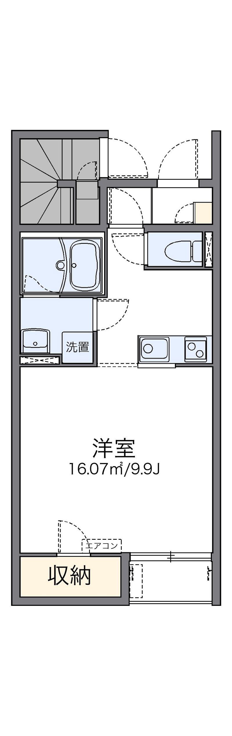 レオネクストＫ旭ヶ浦Ⅱ 間取図