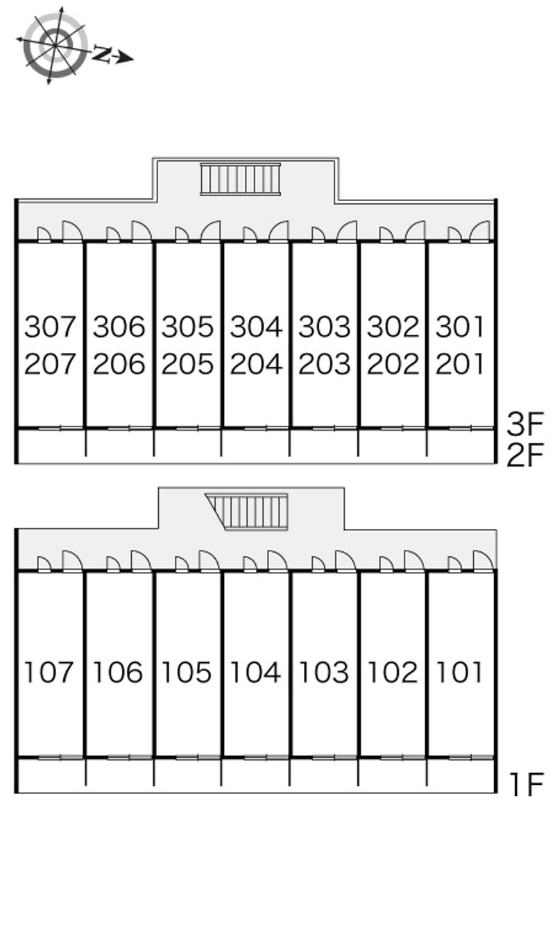 レオパレス正楓 間取配置図