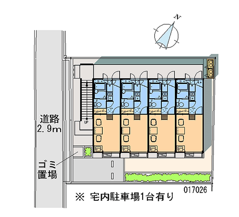 レオパレス今市 区画図