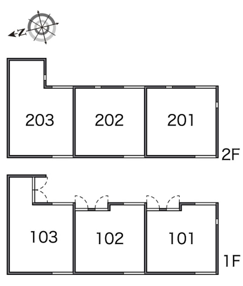 レオネクスト鈴 間取配置図