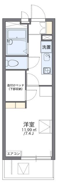 レオパレス幸一 間取り図