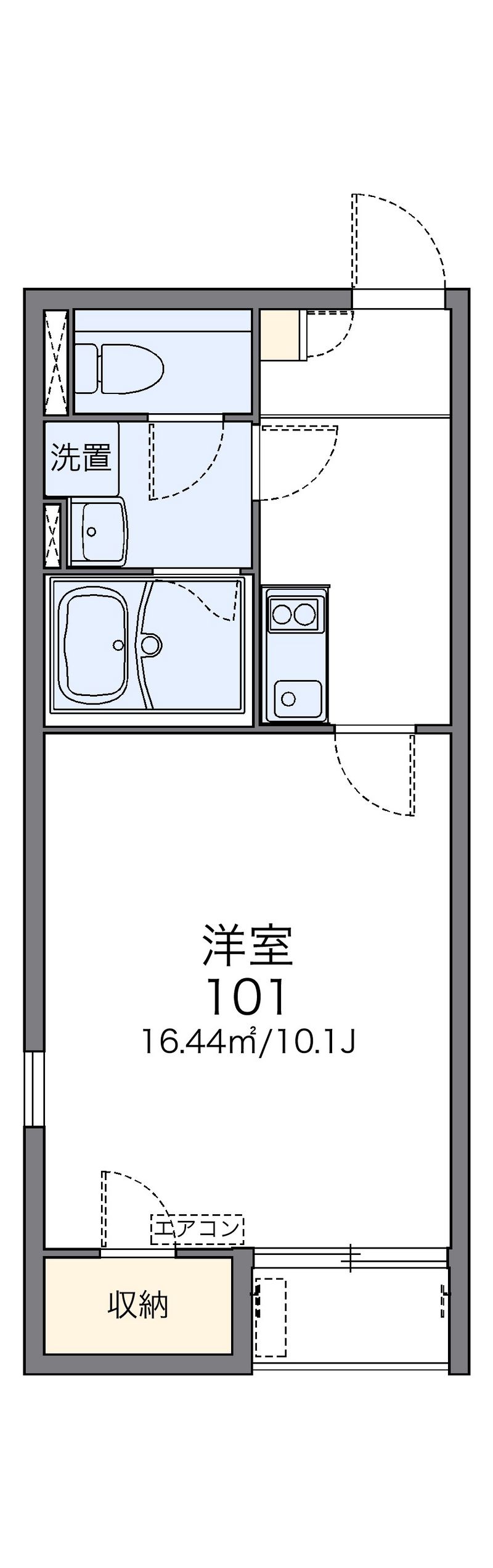 レオネクストグランシャリオ嵐山 間取図