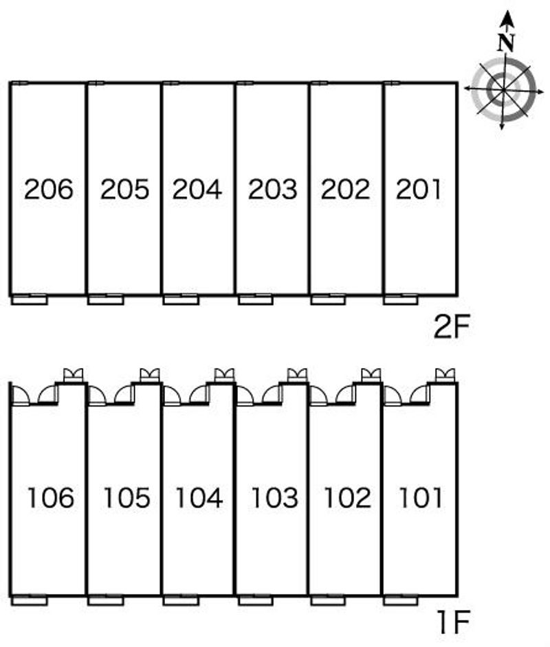 レオパレスシャンブル 間取配置図