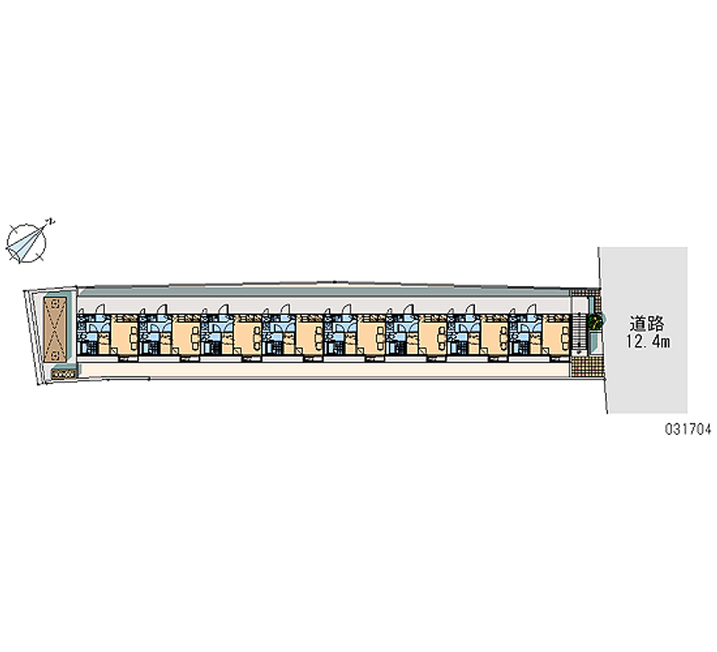 レオパレスオズメゾン 区画図