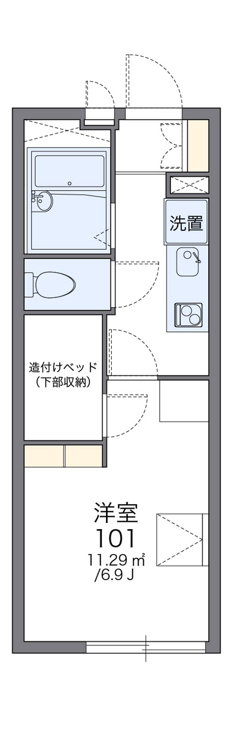 レオパレスセルシス 間取図