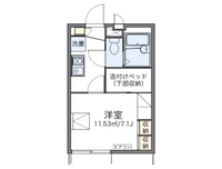 レオパレス湯島セカンド 間取り図