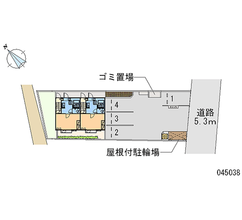 レオネクスト学園前ヒルズ 月極駐車場