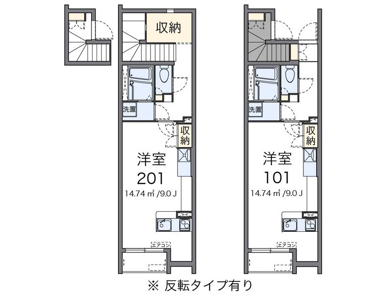 ミランダリバーテラス堀船 間取図