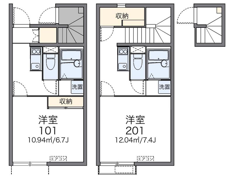 レオネクストＢＡＫＵＲＯＣＨＯ 間取図