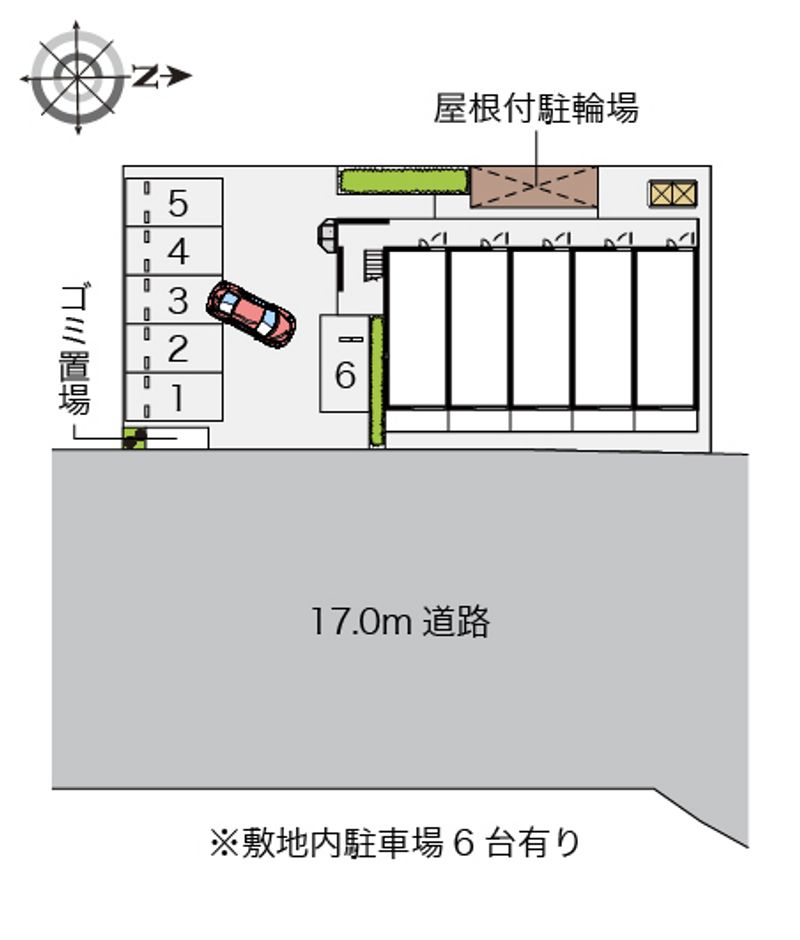 レオネクストホワイトメゾン 駐車場