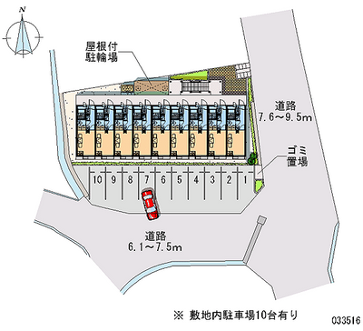 33516 Monthly parking lot