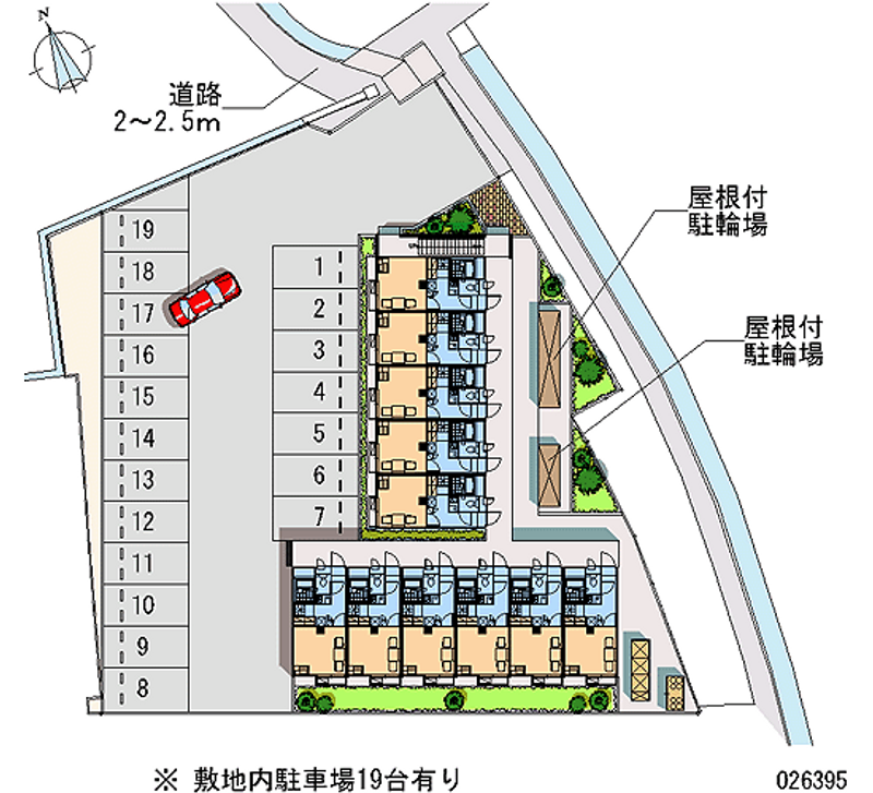 26395 Monthly parking lot