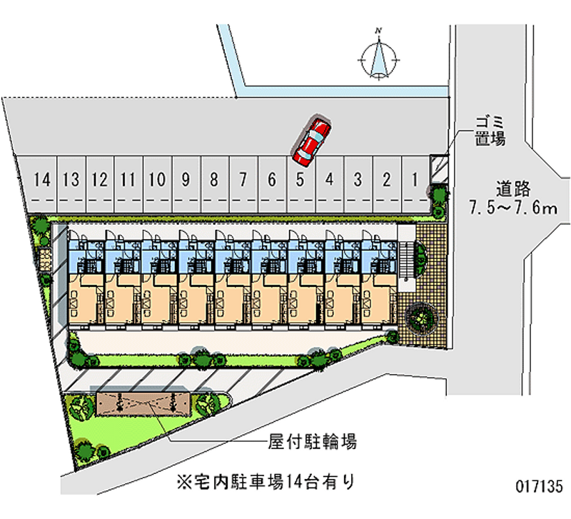 17135月租停车场