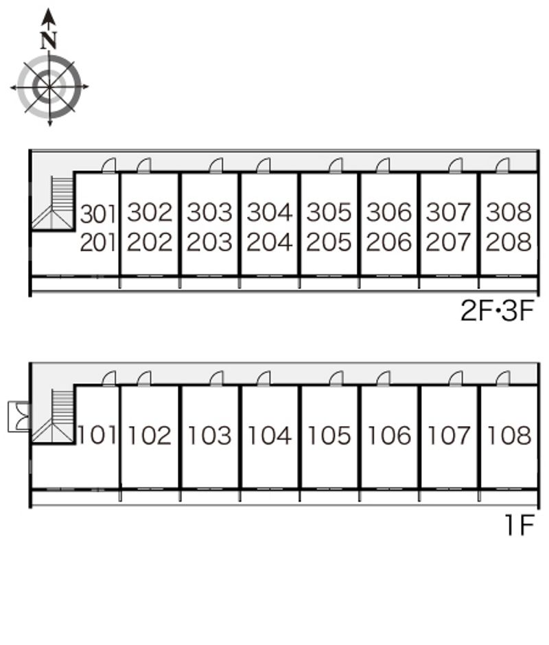 レオパレスＬＯＧＩＮ 間取配置図