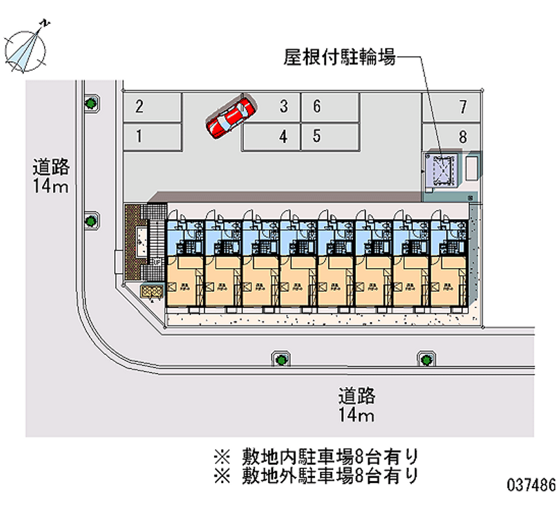 37486月租停車場