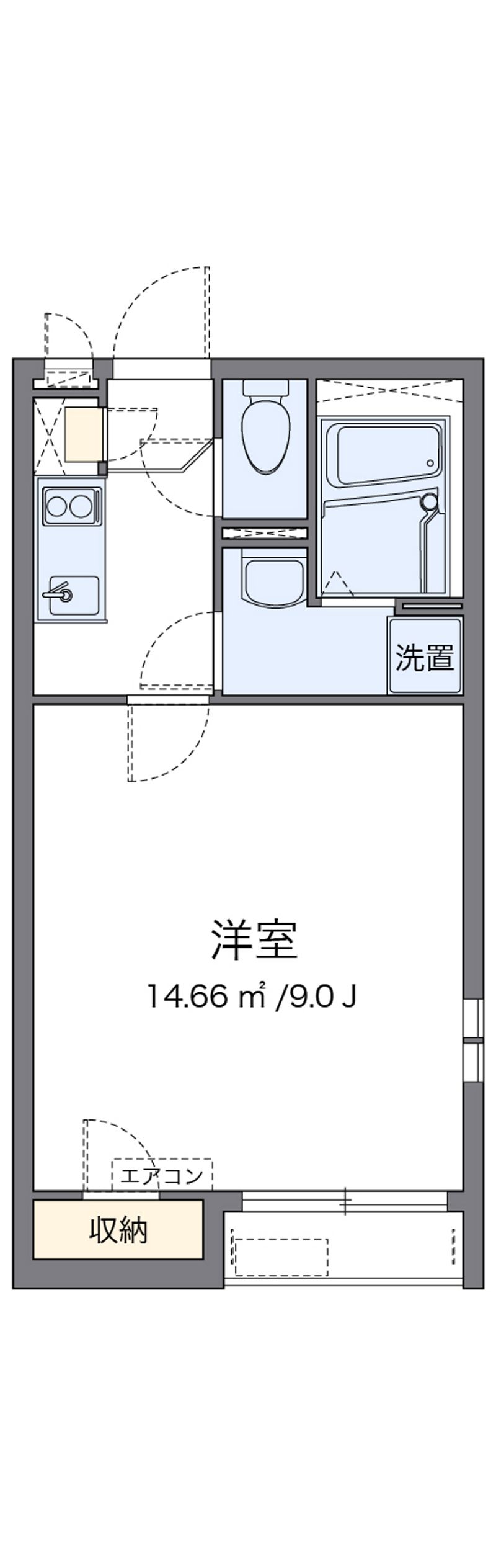 クレイノラ　ルーチェ 間取図
