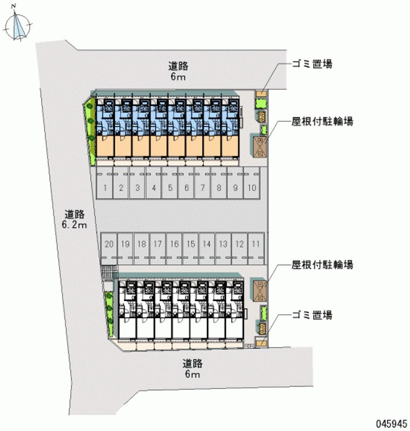 45945 bãi đậu xe hàng tháng