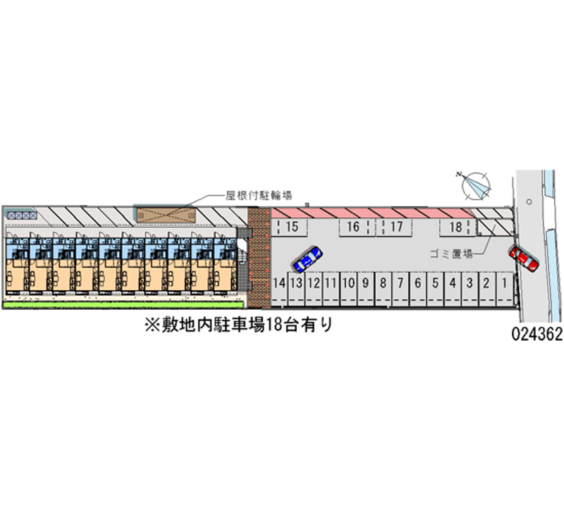 24362 bãi đậu xe hàng tháng