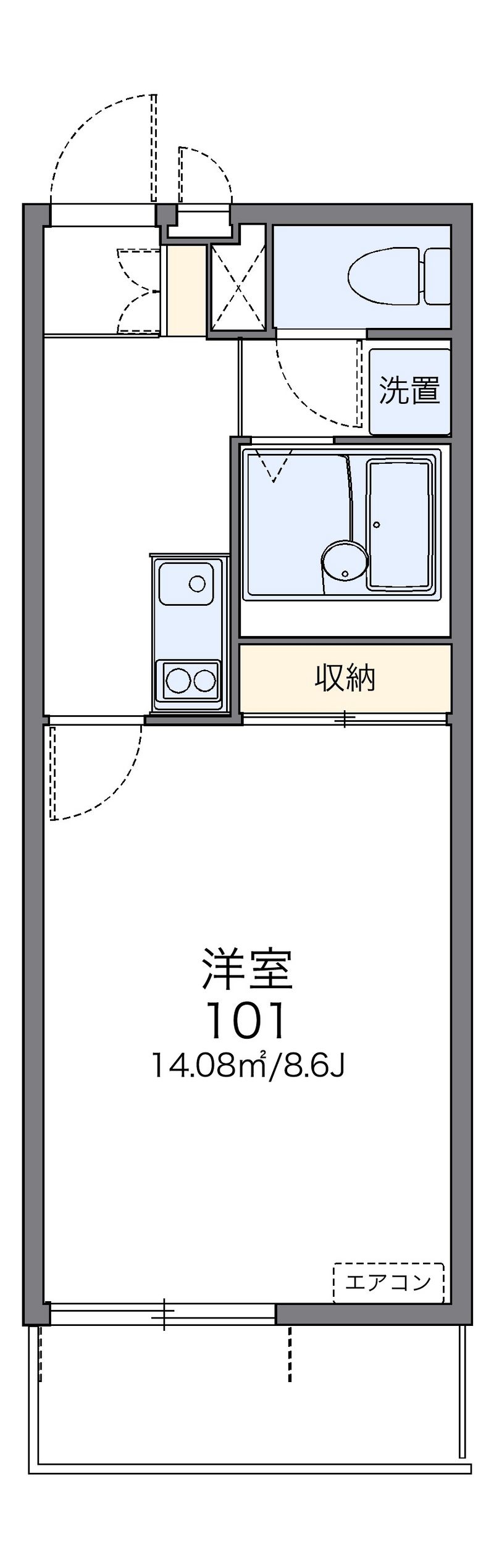 レオネクストラスター 間取図