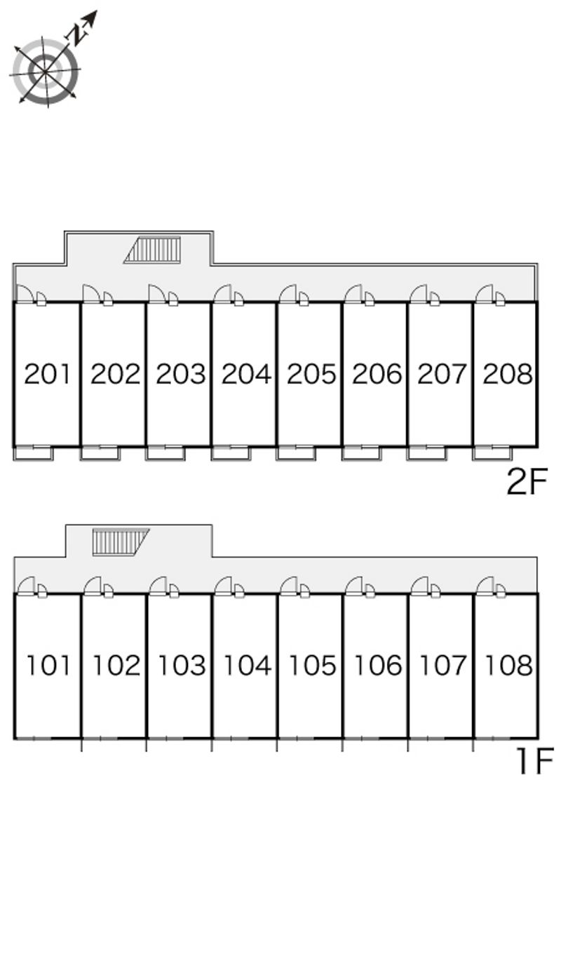 レオパレスシャルマンシード 間取り配置図