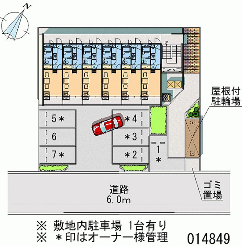 レオパレスみずほ 区画図