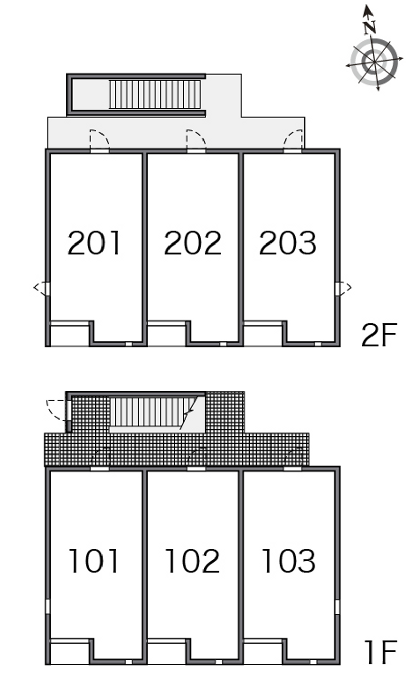 レオネクストプランドール北野 間取り配置図