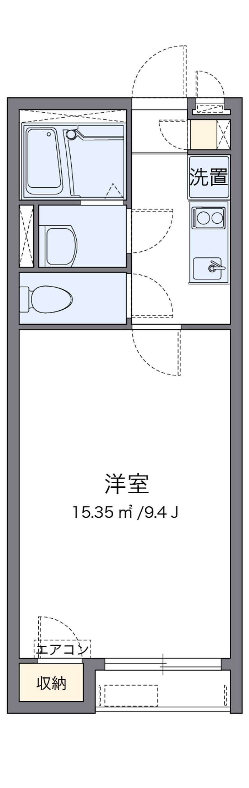 クレイノワン 間取図