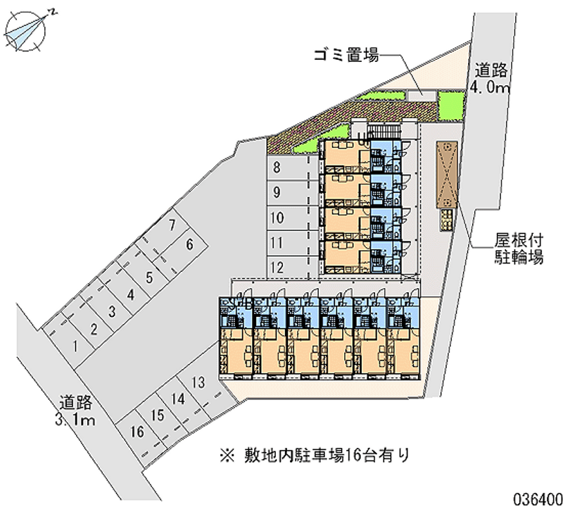 レオパレスヴィラ東加古川 月極駐車場