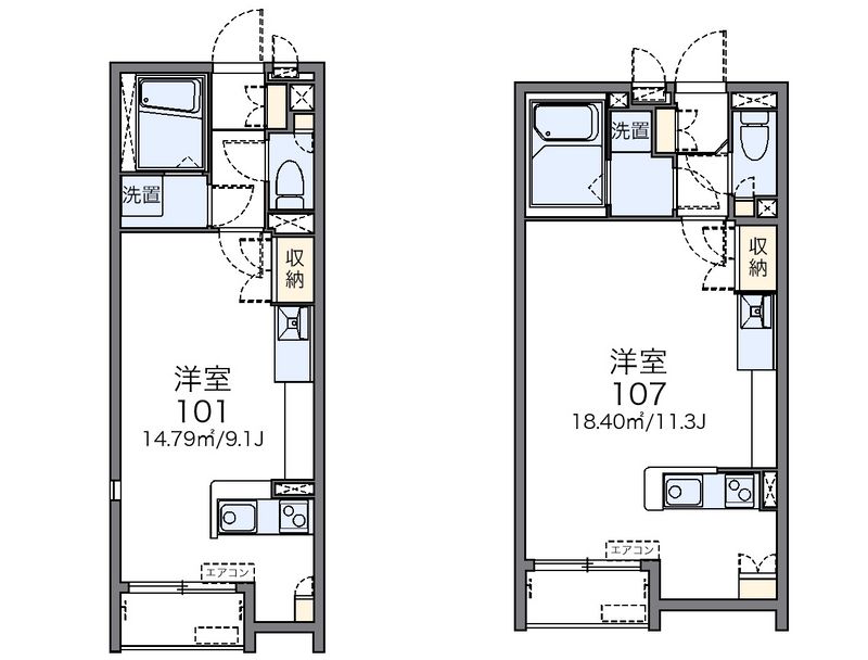 レオネクストグランビュー清水山 間取図