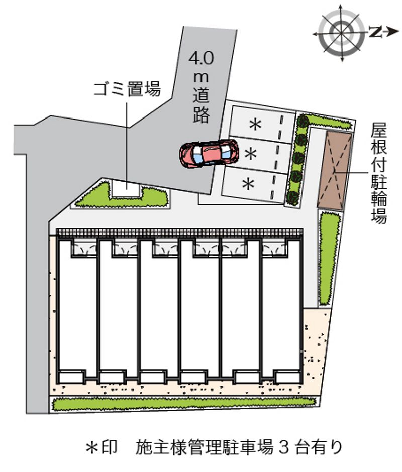 ミランダリバーテラス堀船 配置図