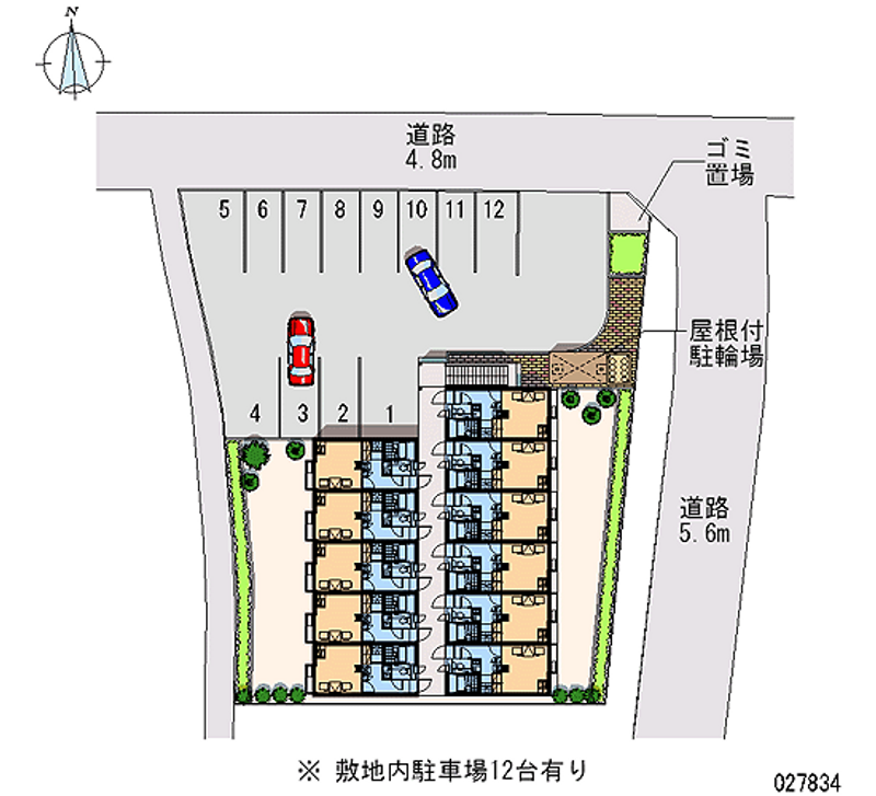 27834月租停車場