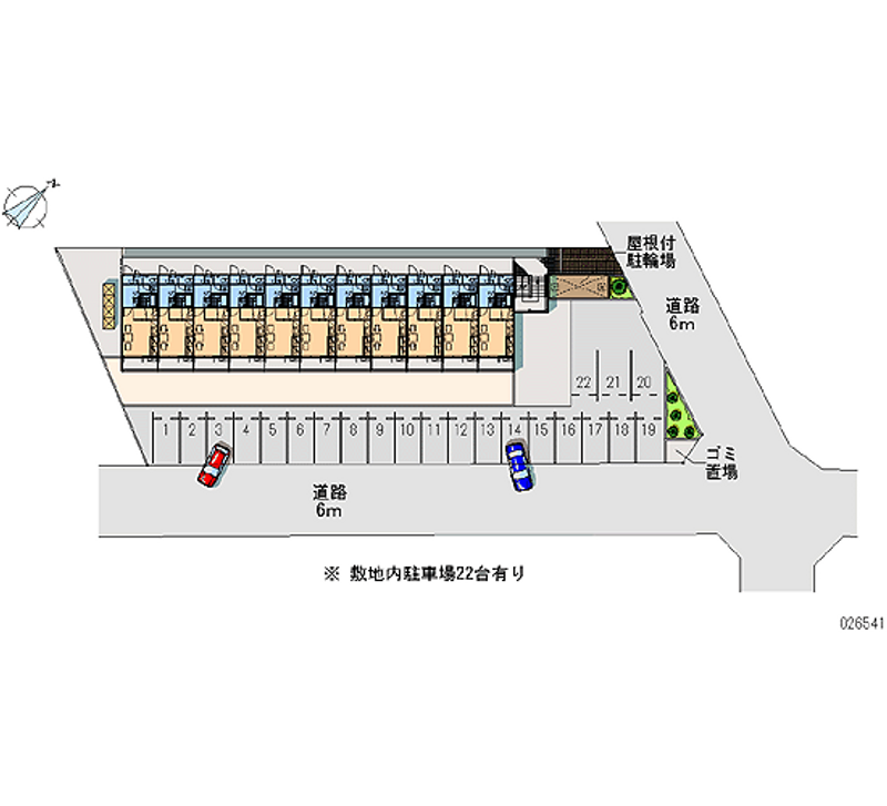 レオパレスオアシス 月極駐車場