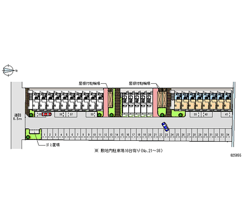 25855 bãi đậu xe hàng tháng