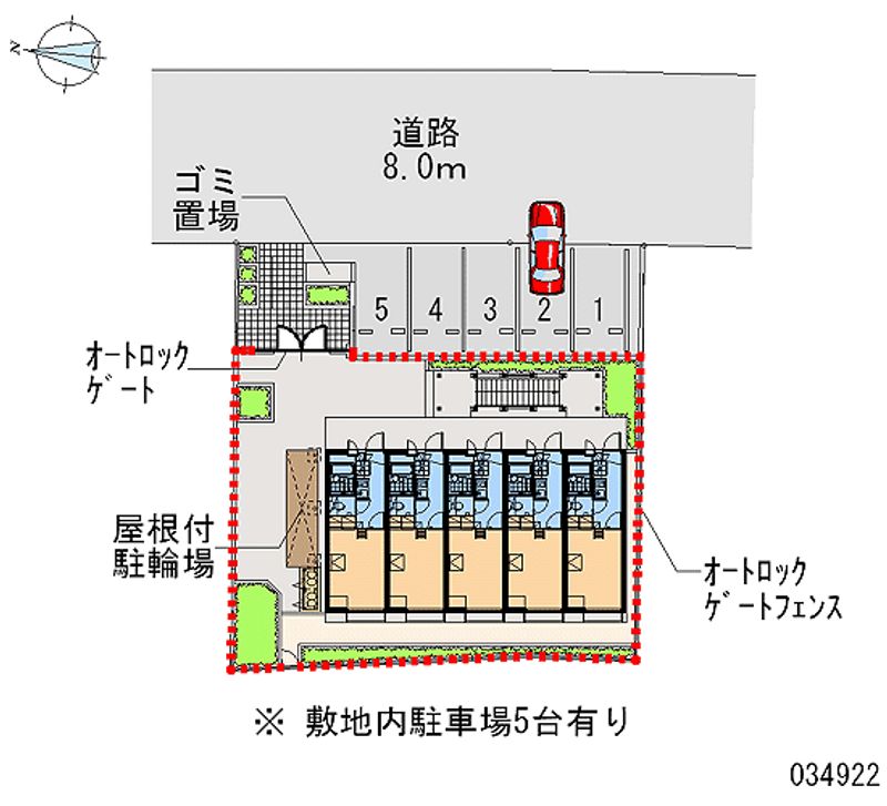 34922月租停車場