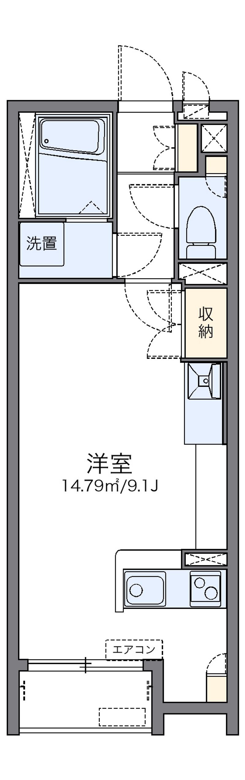 レオネクスト中庄南 間取図