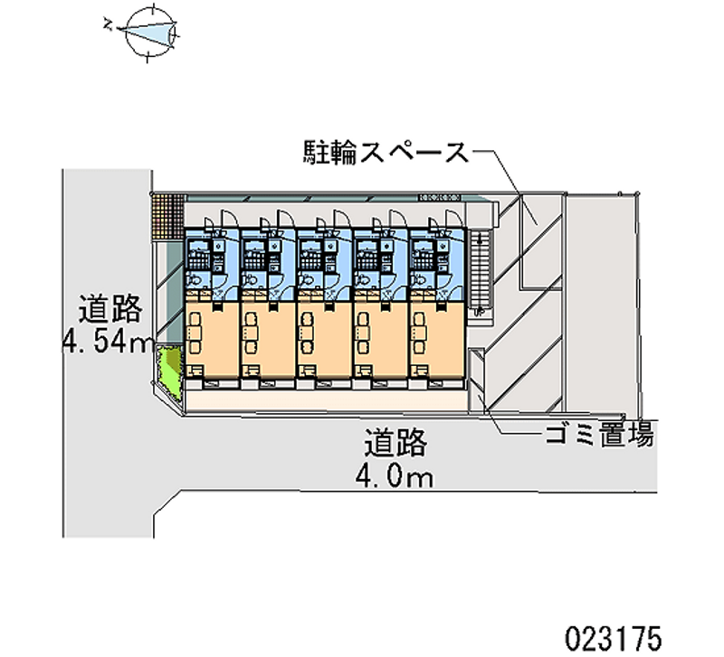 レオパレス三鷹深大寺 区画図