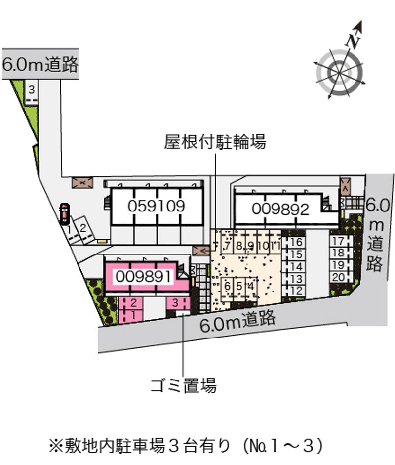 レオパレスアクシスＡ 配置図