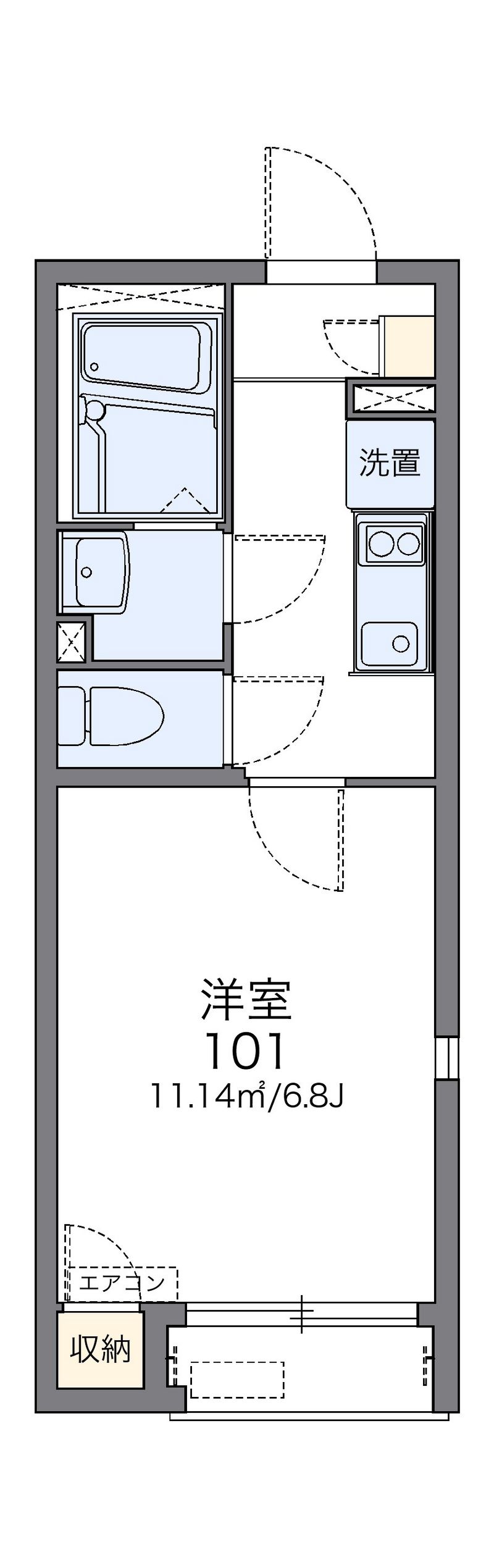 レオネクストアンジュールⅡ 間取図