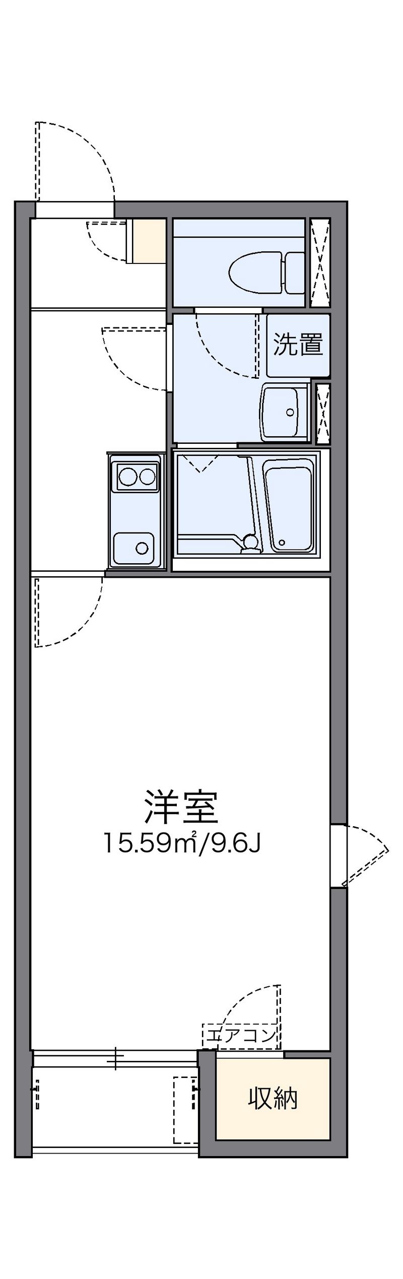 レオネクストアダージョ宮腰 間取図