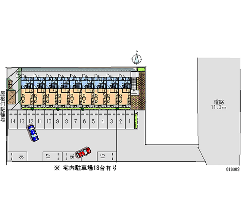 19069 Monthly parking lot