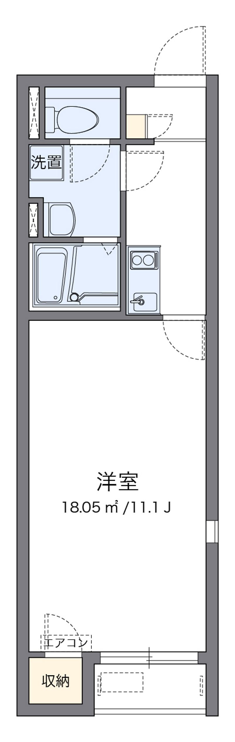 レオネクストカサデエスペランサ 間取図