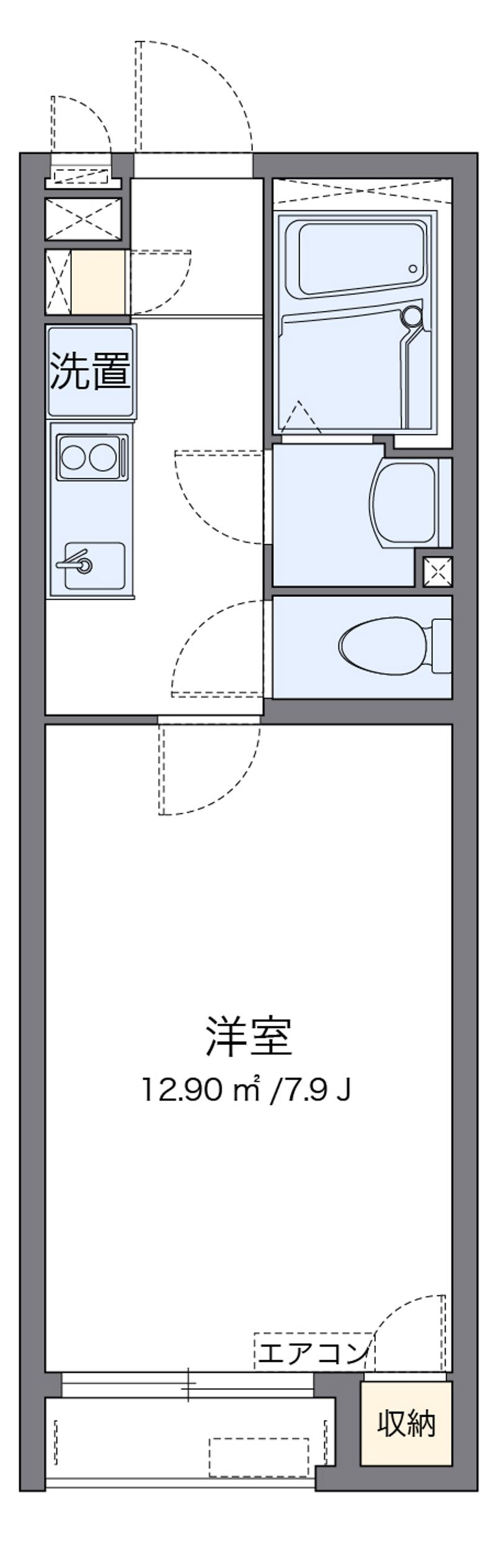 クレイノＣＲＥＡ 間取図