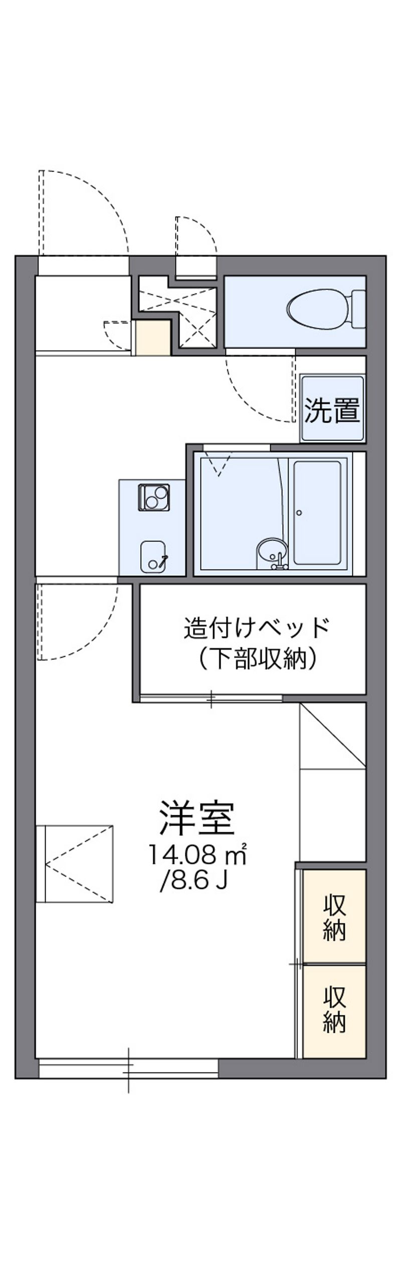 レオパレスＳｕｎ　ＭＩＳＵＺＵ 間取図