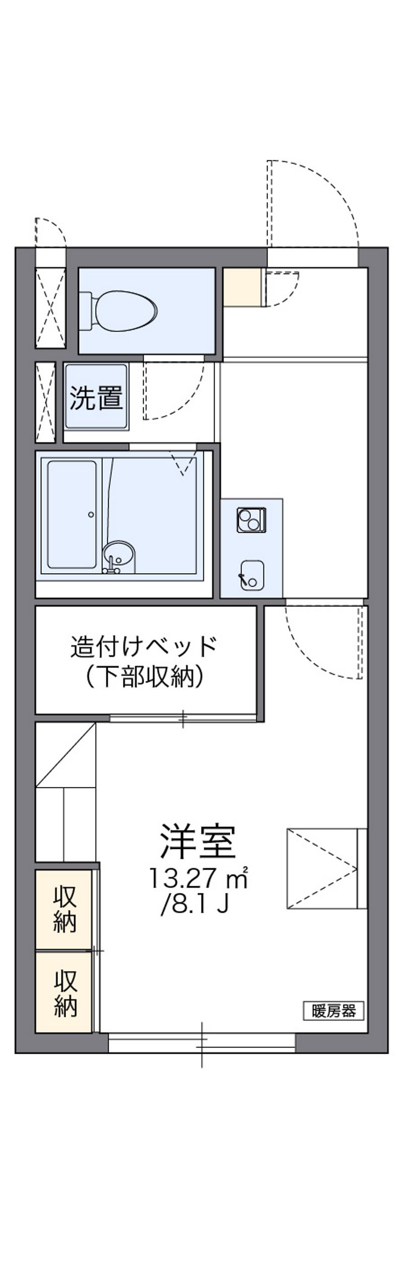 レオパレスコラソンⅠ 間取図