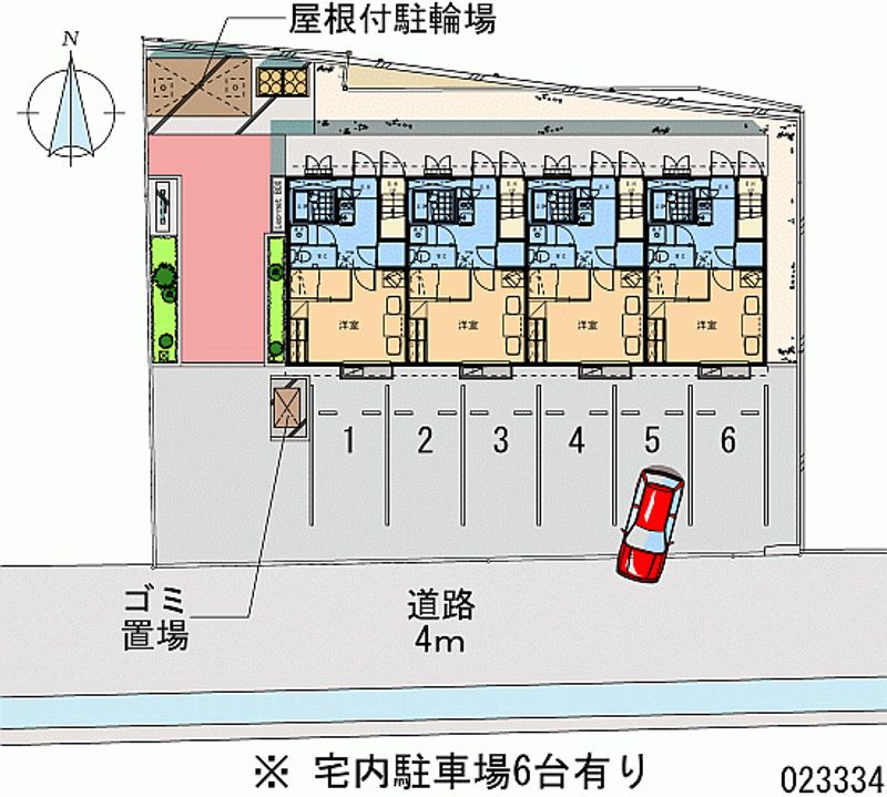 レオパレスさくら 月極駐車場