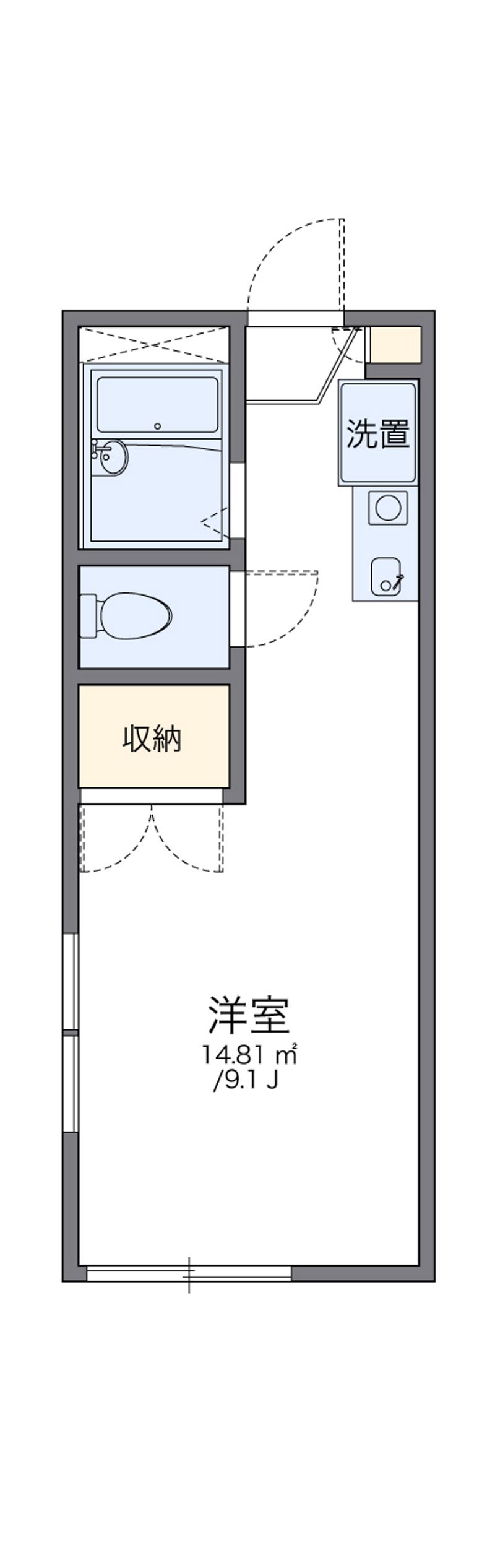 レオパレスタイノハタ 間取り