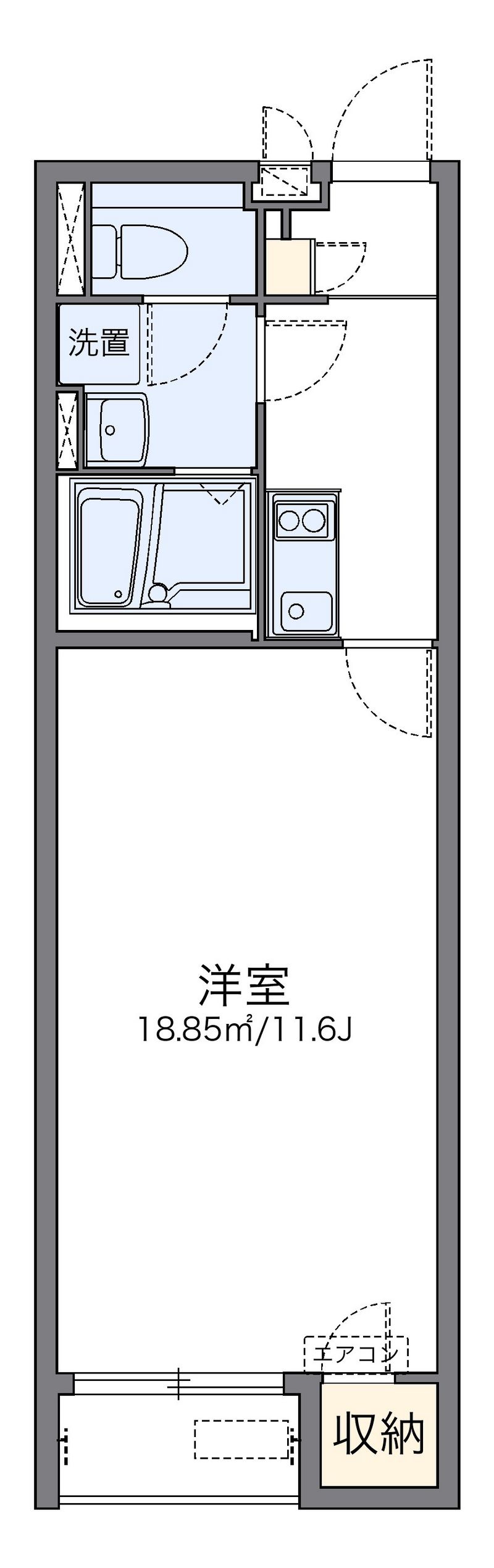 レオネクストサンヴィラージュ 間取図